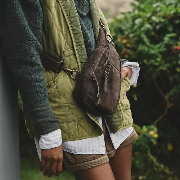 Free People - Chocolate Hudson Sling Bag - Picture 8 of 8